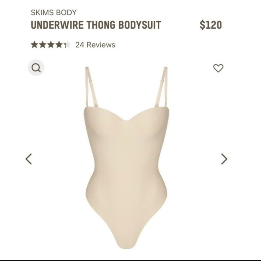 Skims UNDERWIRE THONG BODYSUIT